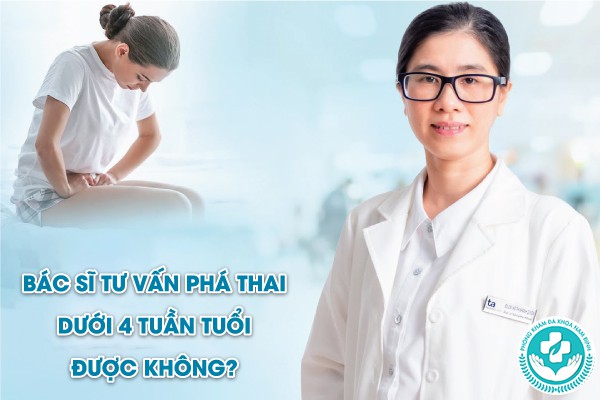 phá thai dưới 4 tuần