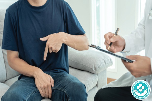bao quy đầu có cặn trắng