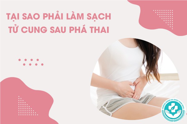 cách làm sạch tử cung sau phá thai