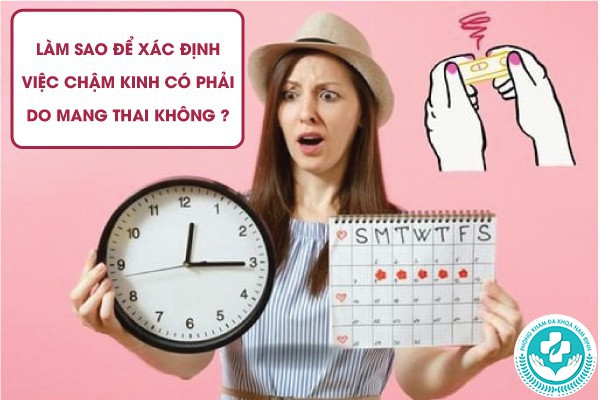 chậm kinh có phải đã mang thai không
