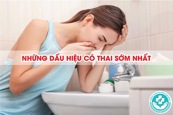 dấu hiệu có thai sớm nhất