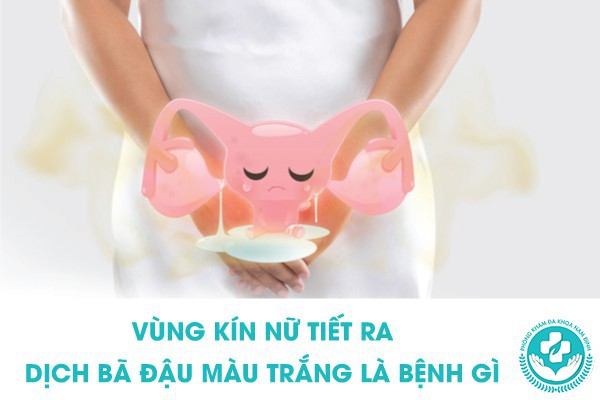 dịch bã đậu màu trắng