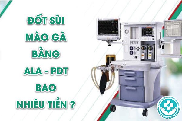 đốt sùi mào gà bằng ALA - PDT bao nhiêu tiền