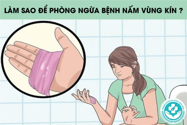 hình ảnh bị nấm vùng kín