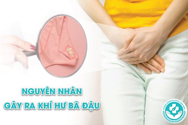 nguyên nhân gây ra khí hư bã đậu