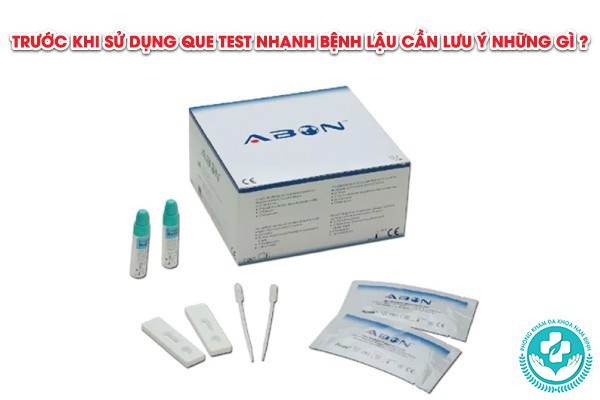 que test nhanh bệnh lậu