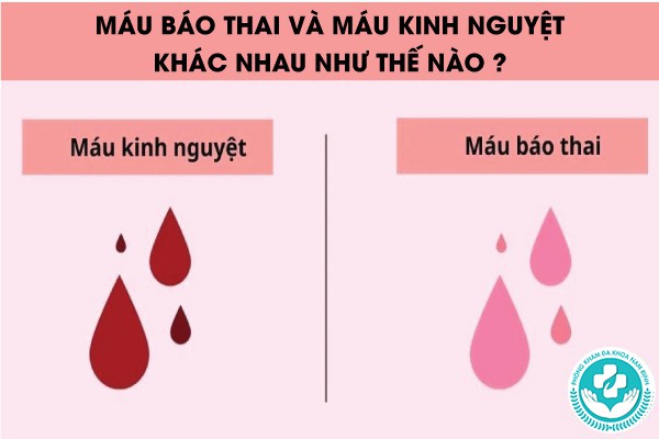 Ra máu đỏ tươi có phải mang thai không