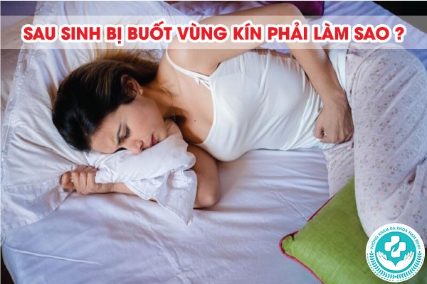 sau sinh bị buốt vùng kín