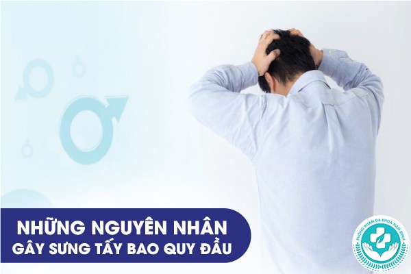 sưng tấy bao quy đầu