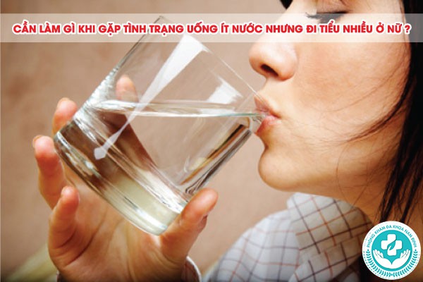 Uống it nước nhưng đi tiểu nhiều ở nữ