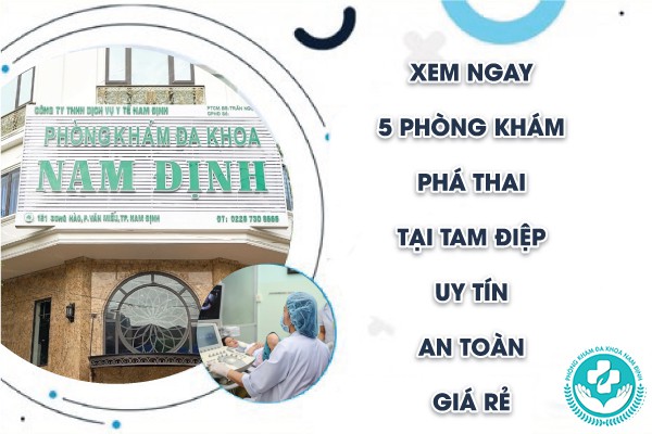 phòng khám phá thai tại Tam Điệp